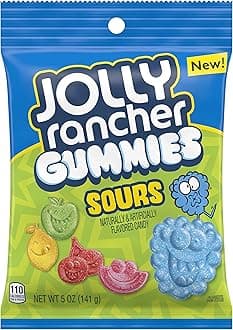 Gummies Candy, Sour, 5 Ounce (Pack of 12)