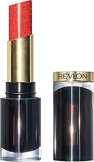 REVLON (Glaring Red) - Super Lustrous Glass Shine lipstick, Moisturising lipstick with aloe, Glaring Red