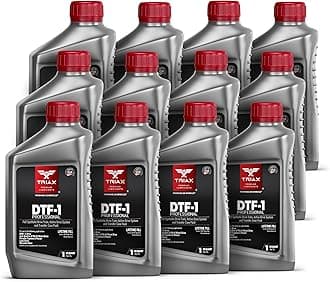 TRIAX DTF-1 Professional Transfer Case Fluid Full Synthetic, Lifetime Fill, All Season down to -60 F, Compatible with BMW Xdrive, Audi/VW Quattro, Range Rover, Ford, Porsche & many AWD (12 Quart Pack)