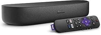 Roku Streambar | 4K HDR Streaming Device & Premium Soundbar All in One, Voice Remote, Free & Live TV, Black
