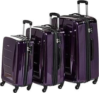 Samsonite Winfield 2 Fashion Polycarbonate Hardside 3 Piece Spinner Set (Purple)