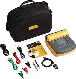 Fluke 1550C/KIT Insulation Resistance Tester Kit, 2 Teraohm Resistance, 5kV Voltage