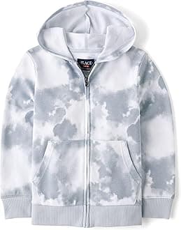 The Children's PlaceBoys' Full Zip Long Sleeve French Terry Hoodie