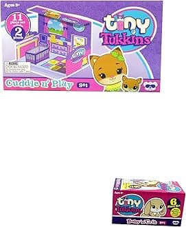 Fox Stuffed Animal Naptime Nursery PlaySet - Play Nursery Sets for Girls and Toddlers Includes Big Sister and Baby Stuffed Animal Fox - Made from Kid-Friendly Materials