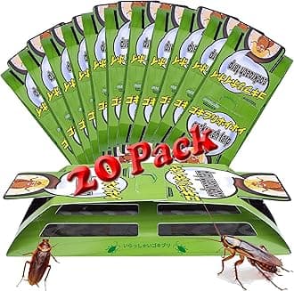 Roach Trap (20Pack) -Cockroach Traps Indoor with Bait,Roach Motel -Child hild & Pet Friendly