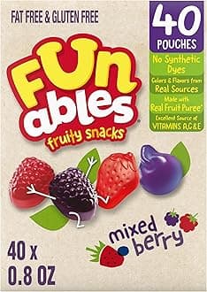 Fruity Snacks, Mixed Berry Flavored Snacks, 32 oz 40 ct