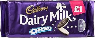 Cadbury Dairy Milk Oreo Milk Chocolate, 4.23 oz / 120 g