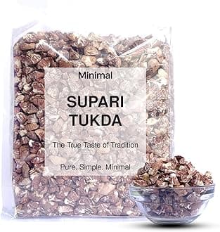 Minimal Arecanut Bite/Diamond Cutting Supari Tukda(Plain Supari Tukda),500 Gram