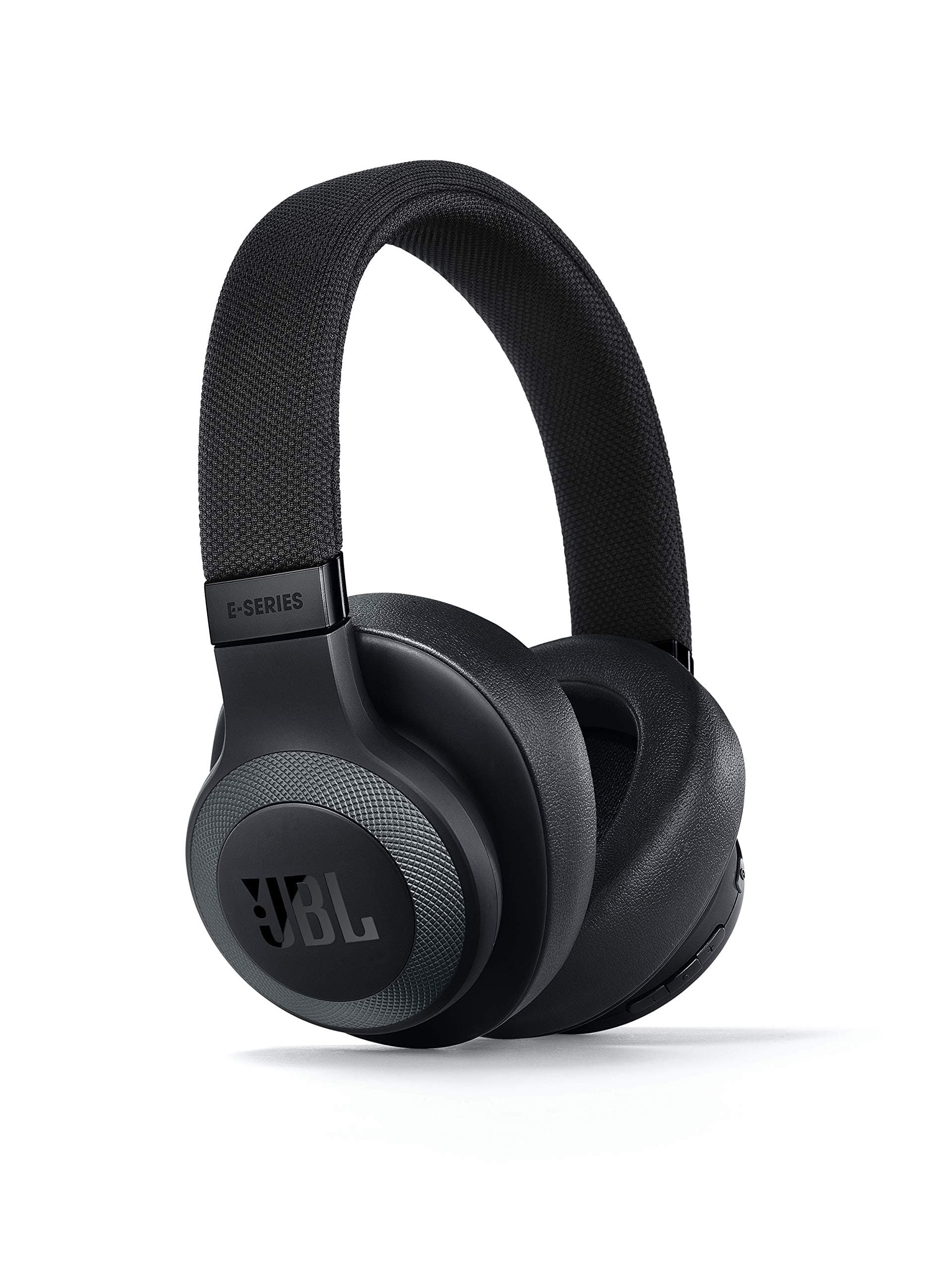 JBL E65 BTNC Over Ear Wireless Bluetooth Headphones with Active Noise-Cancelling and Universal Remote with Microphone, Battery up to 24h, Black Matte