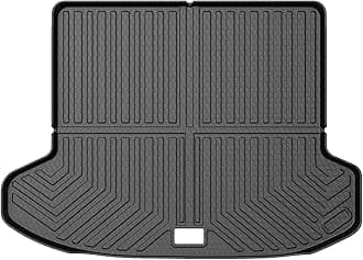 Mixsuper Cargo Liner Compatible with 2023 2024 Kia Sportage (Only Fits with Subwoofer in Cargo Area) (Cargo Tray Must in Upper Deck Position) All Weather Rear Trunk Liner Cargo Mat Black