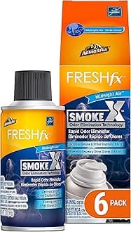 Smoke X Car Air Freshener and Purifier - Odor Eliminator (Pack of 6)