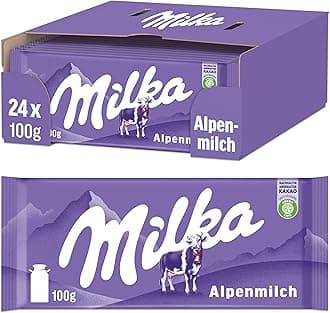 MilkaAlpenmilch Chocolate Bar, 3.5 Ounce (Pack of 24)