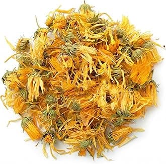 Organic Calendula Flowers - 8 Ounces- Herbal Tea - 100% Certified Organic - EarthWise Aromatics