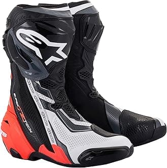 Supertech R Vented Racing Motorcycle Boots, CE-Certified, Lightweight, Advanced Ventilation & Grip
