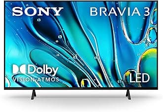 50-Inch Class 4K Ultra HD BRAVIA 3 LED Smart TV with Google TV, Dolby Vision HDR, and Exclusive Features for PlayStation®5 (K-50S30)