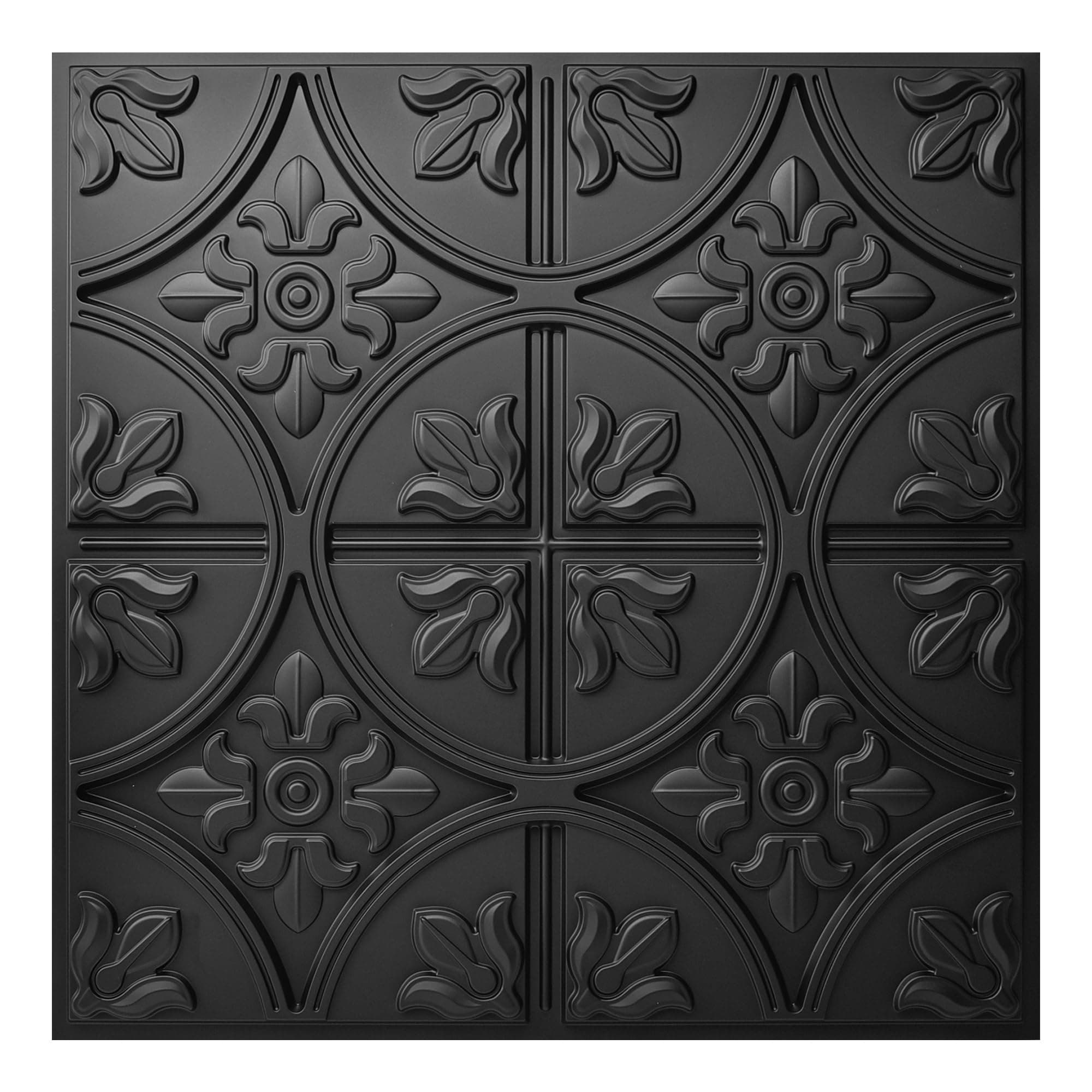 PVC Ceiling Tile Black