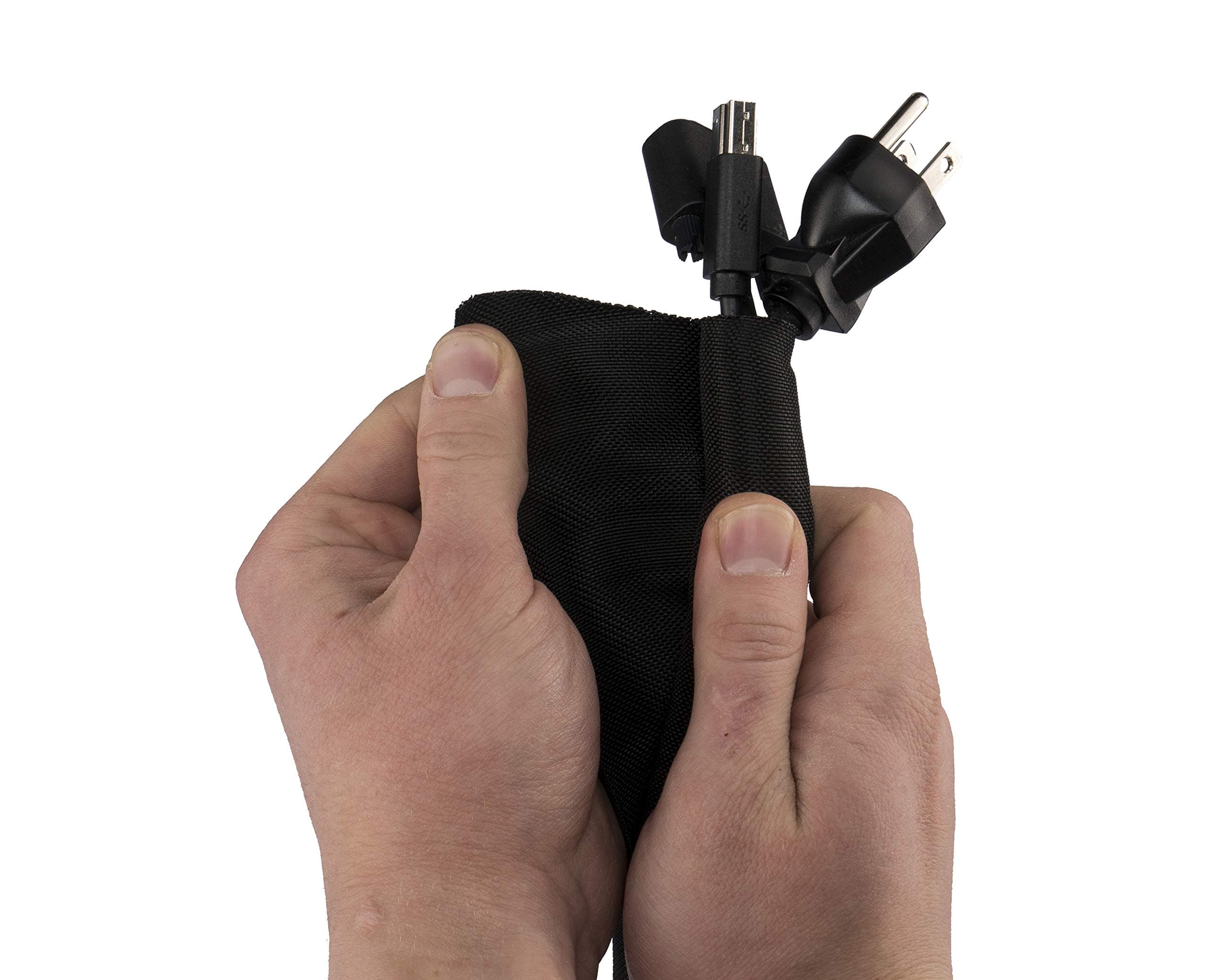 Hicab cable conduit: a self-closing solution that can be cut to size. Cable channel 2 m long, 25 mm wide, black. Conceal cables for your desk and TV! Cable channels Cable holder Cable duct Cable prote