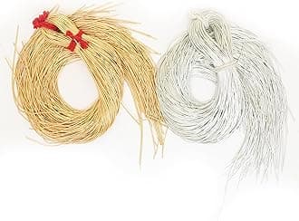 EmbroideryMaterial Dabka Wire Combo for Aari & Zardosi Work – 200 Grams Smooth Metallic Embroidery Wire, 1MM Copper Dabka for Hand Embroidery & Jewelry Making, Silver & Gold (100g Each)