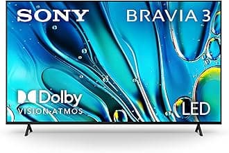 Bravia 3 55 Inch 4K HDR Smart TV, Google TV with Dolby Vision Atmos, PS5 Gaming, 2024 UAE Model