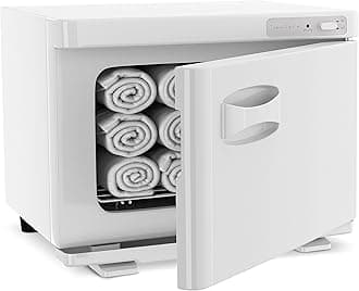 Hot Towel Warmer SalonDepot 8L Capacity Spa Towel Warmer with Compact Design for Salon, Barber Shop, Massage & Facial (White)