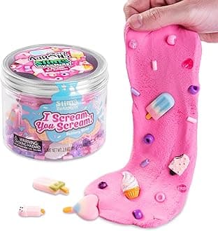 Slime Charmers® - I Scream, You Scream - Pink Buttery Slime, Sensory Toys for Kids - Creative and Endless Fun, Stress Relief Therapy, Gifts for Girls and Boys - Made in USA