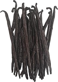 10 Organic Grade A Madagascar Vanilla Beans. Certified USDA Organic. 6"-7.5" for Extract, Paste, Essence and Baking by FITNCLEAN VANILLA. Bulk Bourbon Fresh NON-GMO Whole Gourmet Pods
