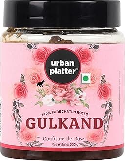 Urban Platter Natural Himalayan Gulkand Rose Petal Jam, 300 g