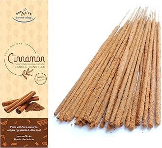 Cinnamon Incense Sticks - Traditional Handcrafted Masala Incense - 40 to 50 sticks approx.