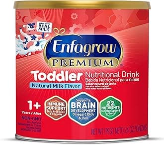Enfagrow Premium Toddler Milk Nutritional Drink, Enfagrow Toddler Drink, Try Our Brain-Supporting Trio, 24oz Can