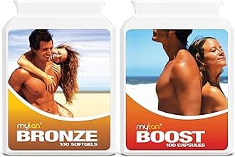 Ultimate Tanning Pack | Bronze & Boost Tanning Pills | Worldclass Sun Tan Pills | Tan Faster, Darker, Longer