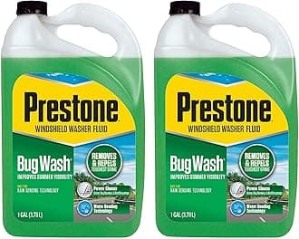 AS657 Bug Wash Windshield Washer Fluid, 1 Gallon (Pack of 2)