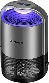 Fly Traps, Fruit Fly Trap Indoor, Gnat Traps, Bug Zapper Indoor,Mosquito Traps with 10 Sticky Glue Boards, Gray