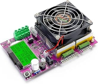 Adjustable Constant Current Electronic Load - 150W USB Electronic Load Battery Capacity Tester USB Resistor Load Multimeter Voltage Current Tester Voltmeter Meter Amperage Reader 0.2-25A 2-200V