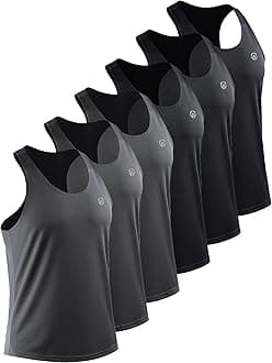 NELEUS Men's 3 Pack Running Tank Top Dry Fit Y-Back Athletic Workout Tank Tops