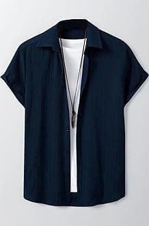 Lymio Stylish Casual Regular Fit Shirt for Men|| Men Regular Fit Shirt (Available in Combo Packs) (S-Kent-)