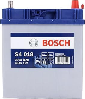 Bosch S4018 - car battery - 40A/h - 330A - lead-acid technology - for vehicles without Start/Stop system