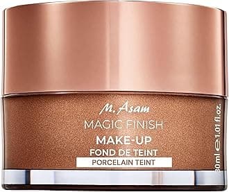 M. Asam Magic Finish Porcelain Teint Make-Up Mousse (1.01 Fl Oz) – 4in1 Primer, Foundation, Concealer & Powder With Buildable Coverage, Adapts To Fair Skin Tones, Leaves Skin Looking Flawless