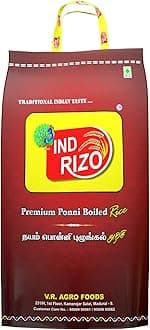 INDRIZO Premium ponni Boiled Rice (2Kg)