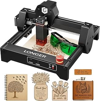 Longer RAY5 Laser Engraver 3500mW High Precision 0.04 * 0.04mm Laser Cutter and Engraving Machine 130x140mm Working Area Laser Cutter for Wood Metal Acrylic Glass