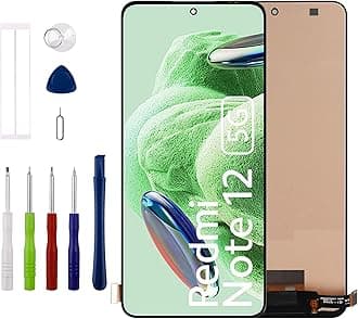 New 6.67'' TFT Display Touch Screen Digitizer Assembly Replacement for Xiaomi Redmi Note 12 4G/5G & Xiaomi Poco X5 5G with Repair Tools Kit-No Fingerprint Function