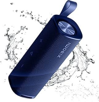 Portable Bluetooth Speaker Bluetooth 5.4, IP67 Wireless Speaker Waterproof with 12 Hours Playback Time, Supports TWS Connection (Blue)
