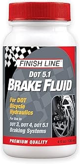 High Performance DOT 5.1 Bicycle Brake Fluid – Premium Low Viscosity Hydraulic Disc Brake Fluid for Superior Lever Response and Consistent Performance – 4oz Bottle