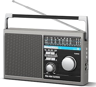 AM FM Radio with Bluetooth
