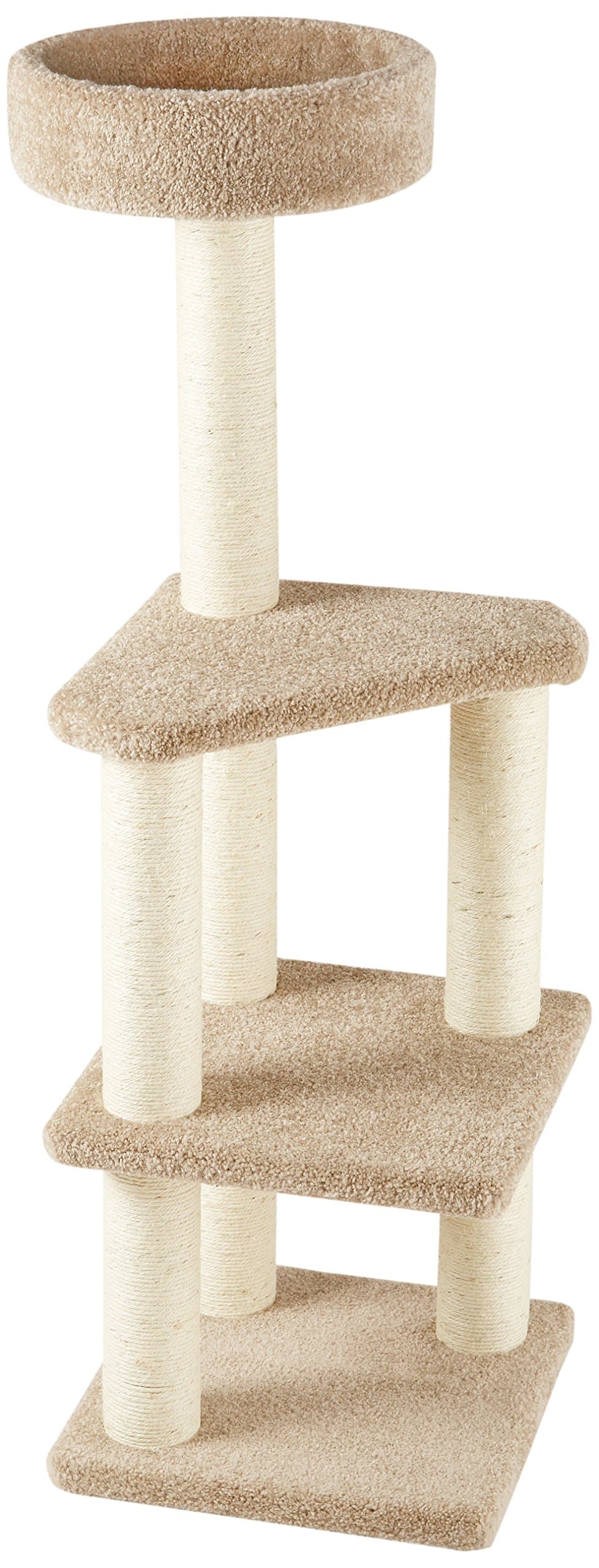 Amazon Basics Cat Activity Tree with Scratching Posts, Large