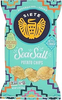 Siete Family Foods Sea Salt Potato Chips, 5.5 oz Bag