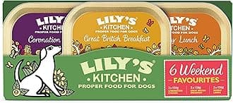 Lily's Kitchen Natural Adult Wet Dog Food Trays Weekend Favourites Mixed Pack 6 x 150g