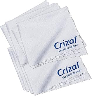 Lens Cleaning Cloth 8 Pack Wipes Micro Fiber Cleaning Cloth in Own Carry Case. for Crizal Ant