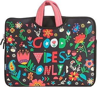 Chumbak Good Vibes Laptop Sleeve - 13.3inches
