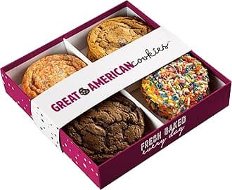12 Fresh Baked Assorted Cookies - Baked Daily, Hand Scooped and Never Frozen - Great for birthday, graduation, parties, or special events
