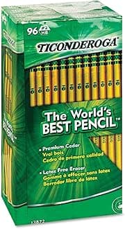 Product of Ticonderoga Woodcase Pencil, HB #2, Yellow Barrel, 96ct. - [Bulk Savings]